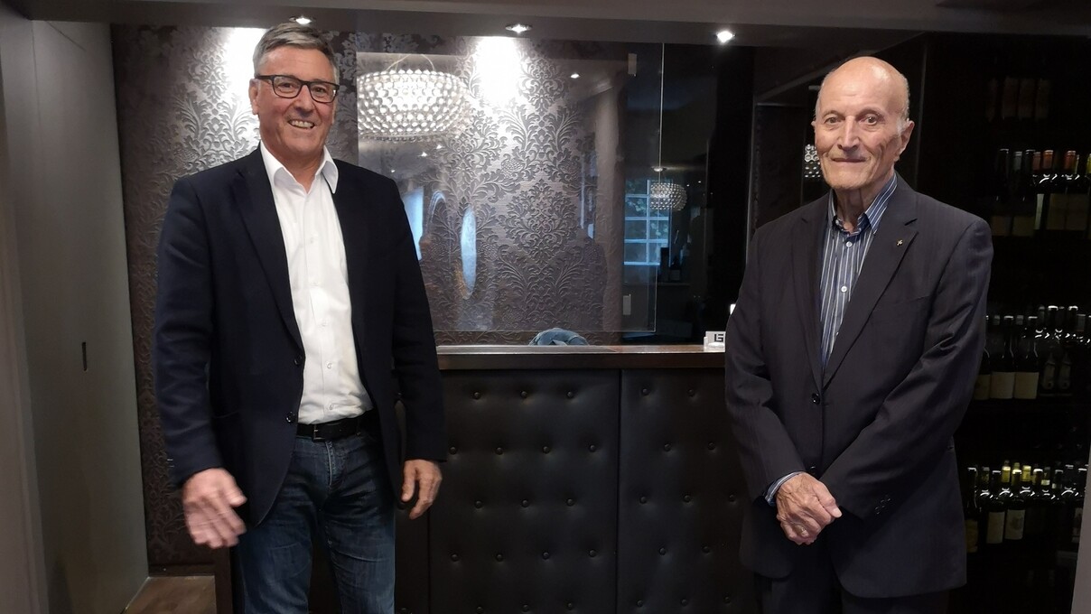 Bürgermeister Wolfgang Matt mit Dr. Gerhard Wanner Bürgermeister Wolfgang Matt mit Dr. Gerhard Wanner