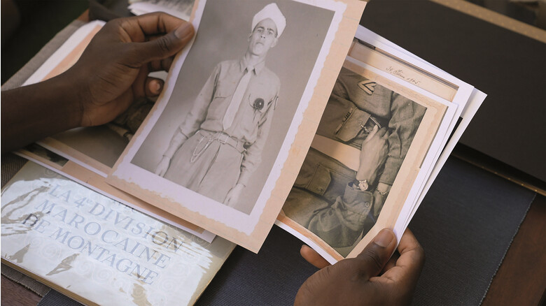 Filmsequenzen aus dem Film Avec la 4e Division Marocaine de Montagne