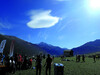 Linsenförmige Wolke in Graubünden